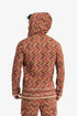 Men’s hooded sweater with V neckline