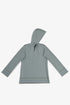 Men’s patterned jacquard hoodie with V neckline