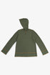 Men’s patterned jacquard hoodie with V neckline