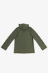Men’s patterned jacquard hoodie with V neckline
