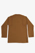 Reversible sweater with slit neckline