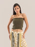 Elastic gauze tube top