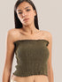 Elastic gauze tube top