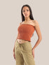 Elastic gauze tube top