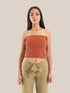 Elastic gauze tube top