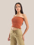 Elastic gauze tube top