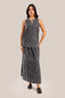 Embroidered cotton sleeveless top