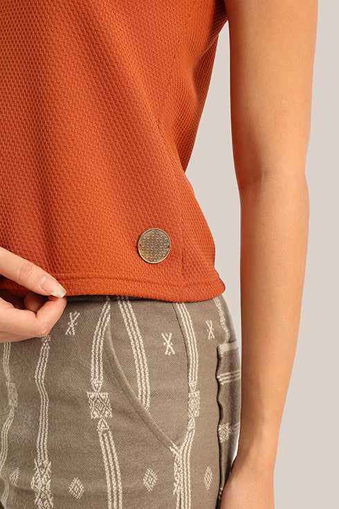 Round neck sleeveless Tank Top