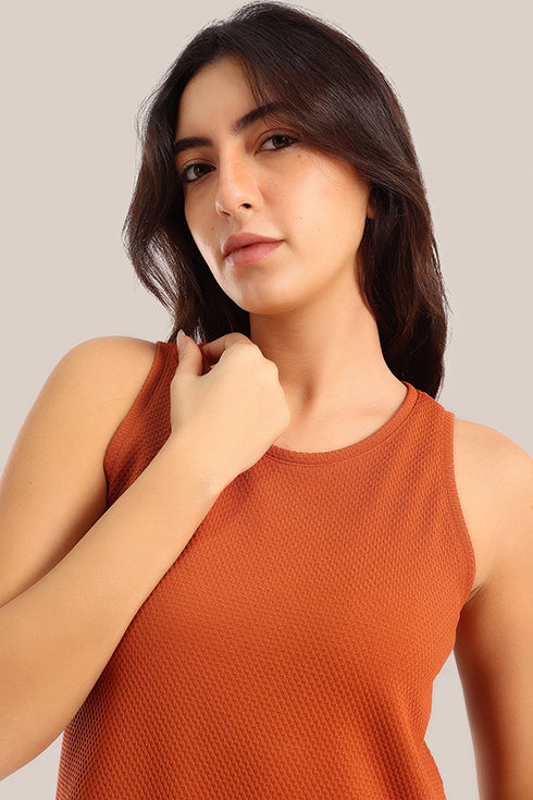 Round neck sleeveless Tank Top