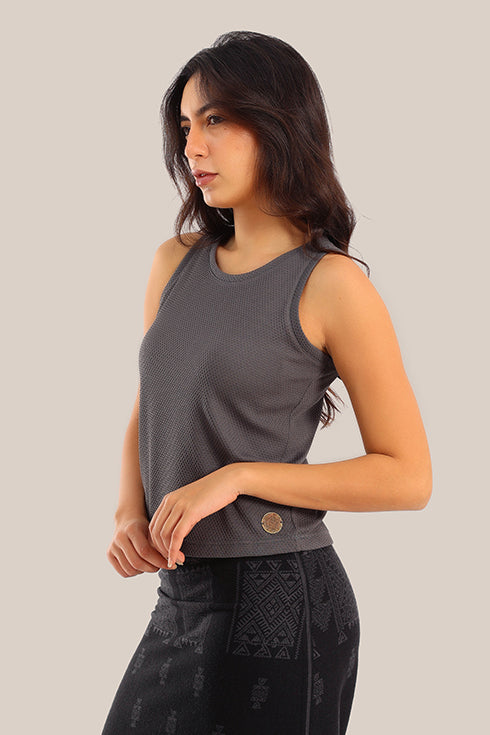 Round neck sleeveless Tank Top