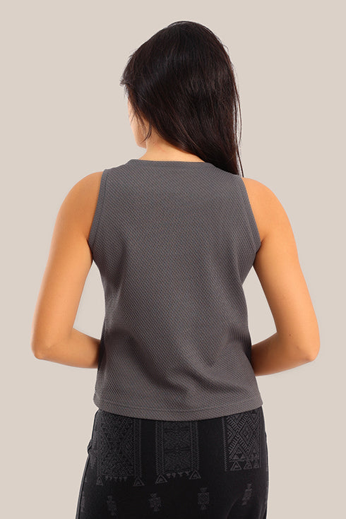 Round neck sleeveless Tank Top