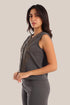 Embroidered milton V-Neckline vest