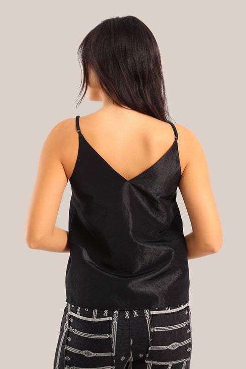 V-Neck adjustable straps tank top