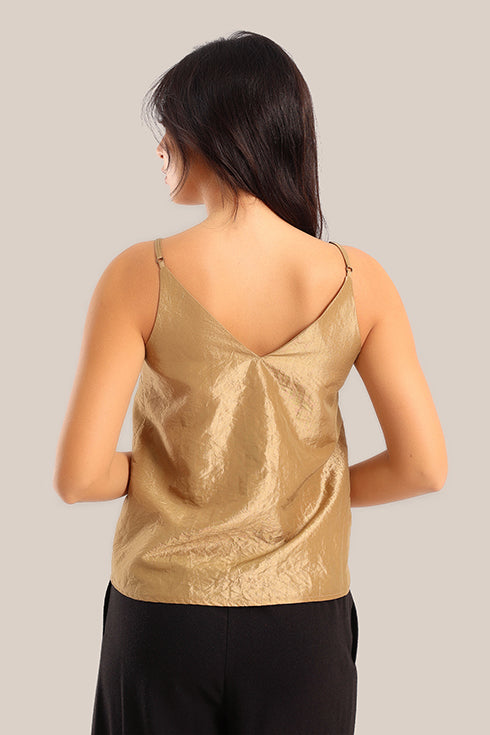 V-Neck adjustable straps tank top