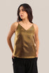 Satin sleeveless top