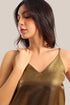 Satin sleeveless top