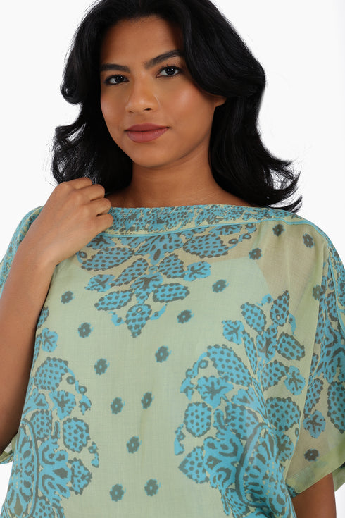 Loose fit short sleeves top