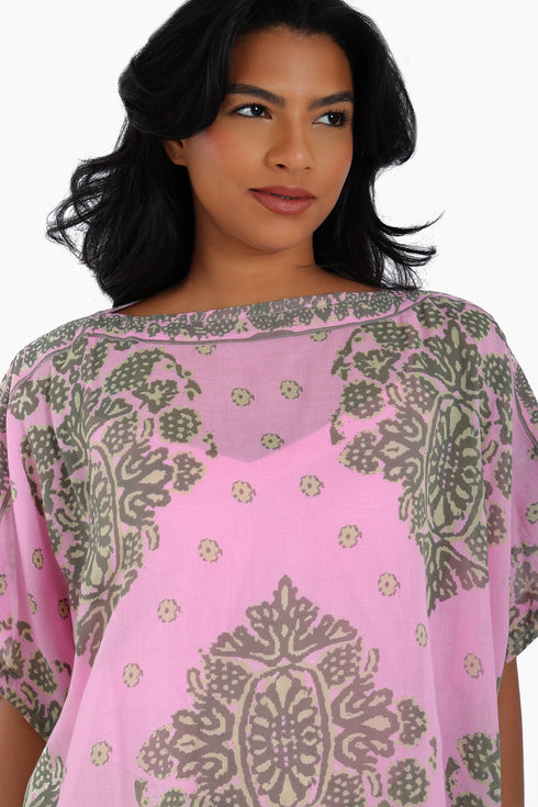 Loose fit short sleeves top