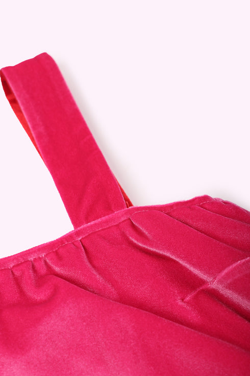 Reversible short top with thick straps