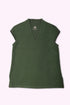 Sleeveless top with V neckline