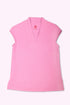 Sleeveless top with V neckline