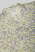 Printed Egyptian cotton gauze loose shirt