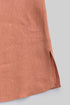 Linen sleeveless embellished top