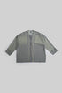 Printed Egyptian cotton voile loose shirt with round neckline