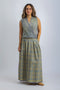 Wrap top in light printed voile