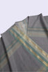 Woven crossover top with V-neckline