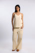 Soft allure top in Egyptian cotton slub