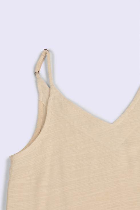 Soft allure top in Egyptian cotton slub