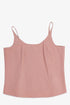 Fitted sleeveless top with adjustable straps