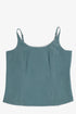 Fitted sleeveless top with adjustable straps