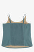 Fitted sleeveless top with adjustable straps