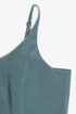Fitted sleeveless top with adjustable straps