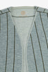 Embroidered short vest with wool yarn detailing