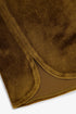 Velvet short sleeve top with contrast trims