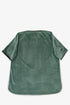 Velvet short sleeve top with contrast trims