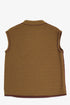 Reversible jacquard top with V neckline
