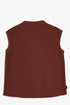 Reversible jacquard top with V neckline