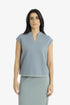 Reversible jacquard top with V neckline