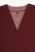 Hand embroidered sleeveless top with V neckline