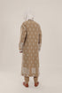 Long reversible jacquard coat