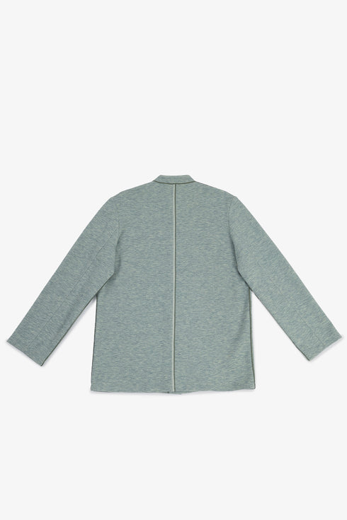 Short jacket with patch pockets