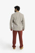 Short jacket with patch pockets