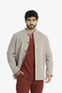 Short jacket with patch pockets
