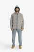 Short jacket with patch pockets