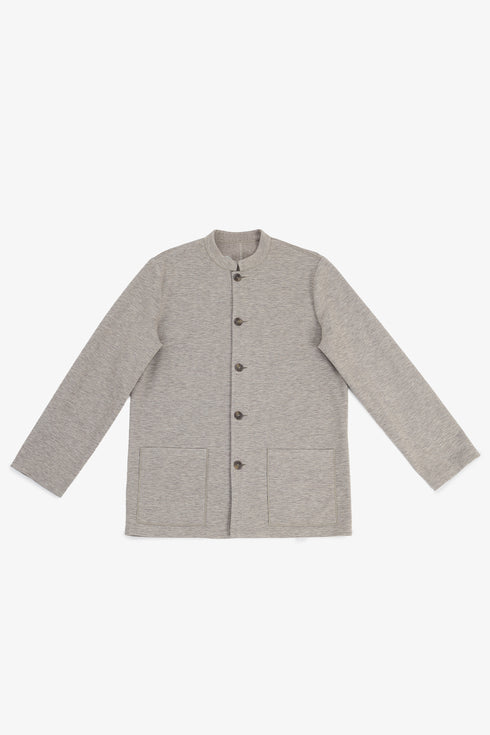 Short jacket with patch pockets