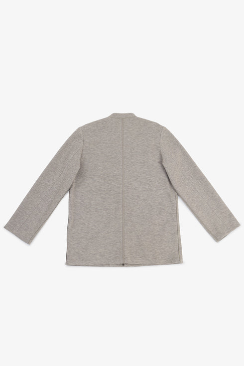 Short jacket with patch pockets